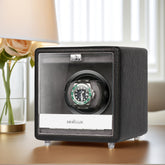 TPD Single Watch Winder - Classic Leather Design for Automatic Watches